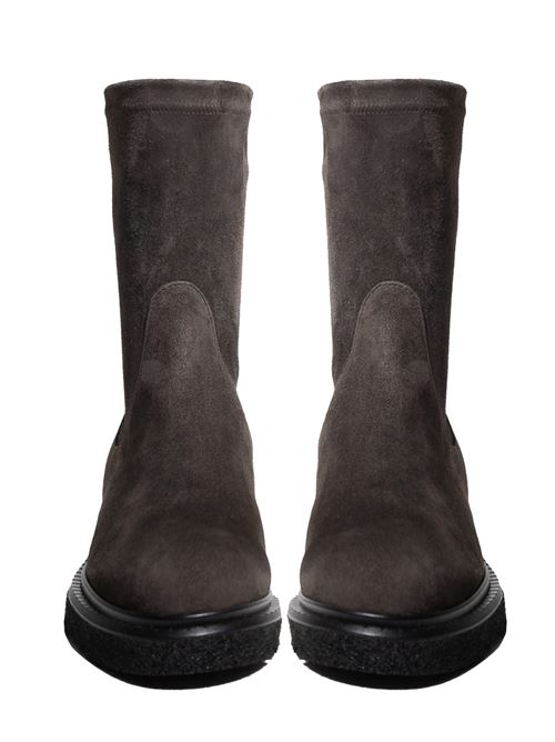 Stivaletto in camoscio con zip GUGLIELMO ROTTA | KRISALYNCAMOSCIOGRAPHITE